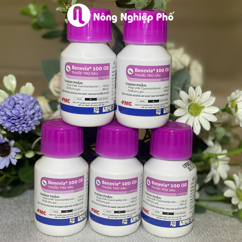 Thuốc trừ sâu FMC BENEVIA 100OD 50ml Phòng trừ các loài Bọ Trĩ, Rầy Phấn Trắng và côn trùng gặm nhấm. Hiệu quả sau 1 lần sử dụng.