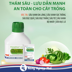 Thuốc trừ sâu FMC PREVATHON 5SC 150ml đặc trị sâu đục thân, sâu cuốn lá và các dòng sâu miệng nhai. Thấm sâu, lưu dẫn mạnh, hiệu quả cao.