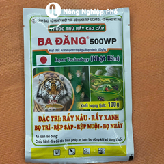 Thuốc trừ sâu BA ĐĂNG 500WP đặc trị bọ trĩ, rệp sáp - Gói 100 gram