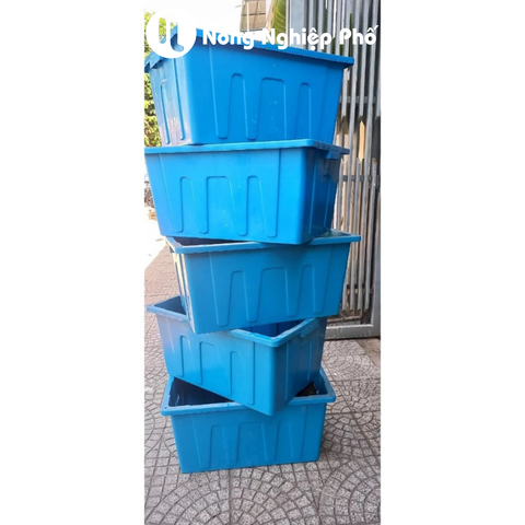 Chậu Aquaponics 45L chậu nhựa cứng trồng rau củ quả tại nhà - Không logo