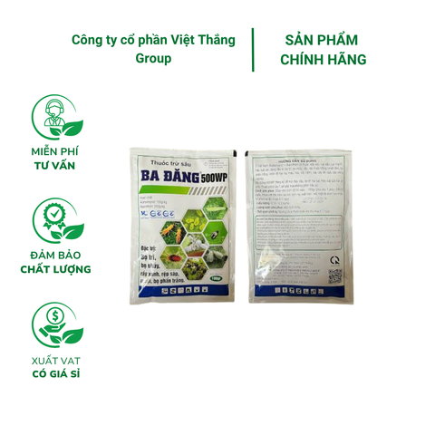 Thuốc trừ sâu BA ĐĂNG 500WP đặc trị bọ trĩ, rệp sáp - Gói 100 gram