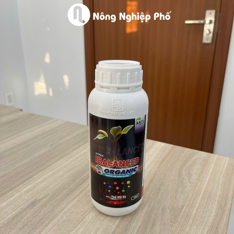 Phân Bón Hữu Cơ ANKI BALANCED  (Hyper IBalanced Hữu Cơ) Cung cấp chất hữu cơ hàm lượng cao, kích thích bộ rễ phát triển khỏe mạnh. - Chai 500ml