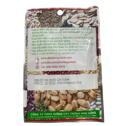 Hạt giống Cải củ trắng New Zealand 888 (Cải mầm) Phú Nông