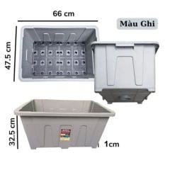 Chậu Aquaponics 70L chuyên trồng rau củ quả, cây ăn trái - Chậu Loại 1