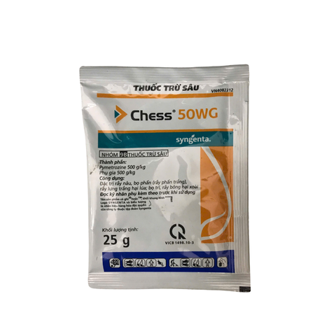 Thuốc trừ sâu CHESS 50WG (Gói 25 gram)- Đặc trị rầy nâu, rầy phấn trắng, bọ trĩ