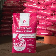 Đất trồng hoa kiểng SFARM chuyên dùng cho hoa và cây kiểng bonsai (Bao 20dm3 ~ 8-9kg)