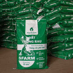 Đất trồng rau SFARM chuyên dùng cho rau ăn lá và rau ăn củ - quả (Bao 20dm3 ~ 8-9kg)