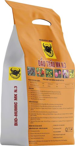 Phân hữu cơ Đầu Trâu MK N.3 BIO-HUMIC  - Túi 1kg