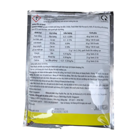 Thuốc trừ bệnh Mataxyl 500WG - Gói 100g