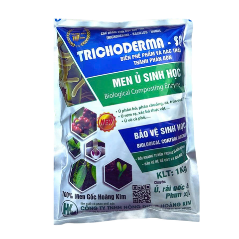 Men Ủ Phân Sinh Học Trichoderma - Gói 1 Kg