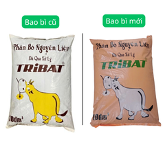 Phân bò đã qua xử lý TRIBAT (Túi 10dm3)- Phân hữu cơ cung cấp dinh dưỡng cho cây, cải tạo đất trồng