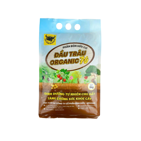 Phân hữu cơ Đầu Trâu ORGANIC 70  - Túi 2kg