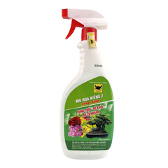 Phân MK Hoa Kiểng 2 SPRAY XANH - Chai 650ml