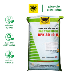 Phân bón Đầu trâu NPK 30-10-10 - Bao 25kg