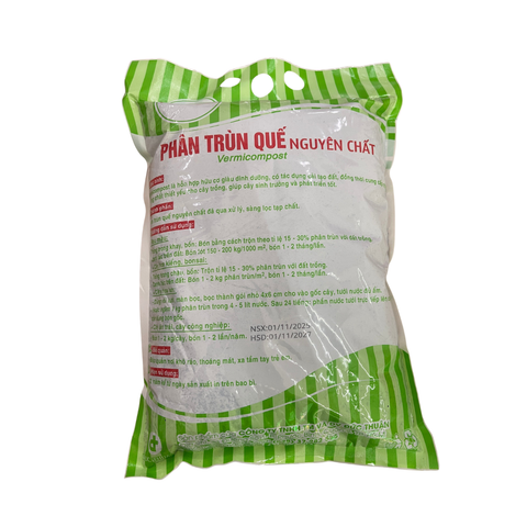 Phân trùn quế nguyên chất LAVAMIX đã qua xử lý