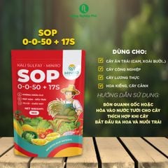 KALI SUNFAT MINRO SOP 0-0-50 + 17S - Gói 1Kg