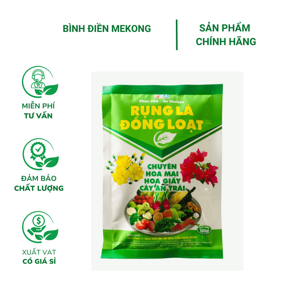 Chất rụng lá đồng loạt chuyên hoa mai, hoa giấy - Gói 100 gram