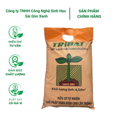 Đất sạch Tribat trồng cây giàu dinh dưỡng - Túi 6.5dm3