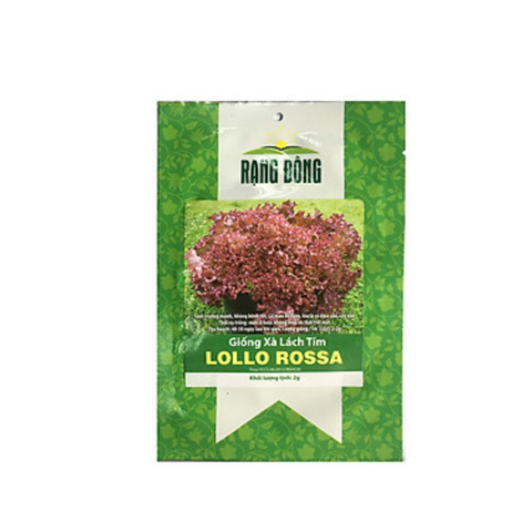 Hạt giống Xà lách tím Lollo Rossa - Gói 2 gram