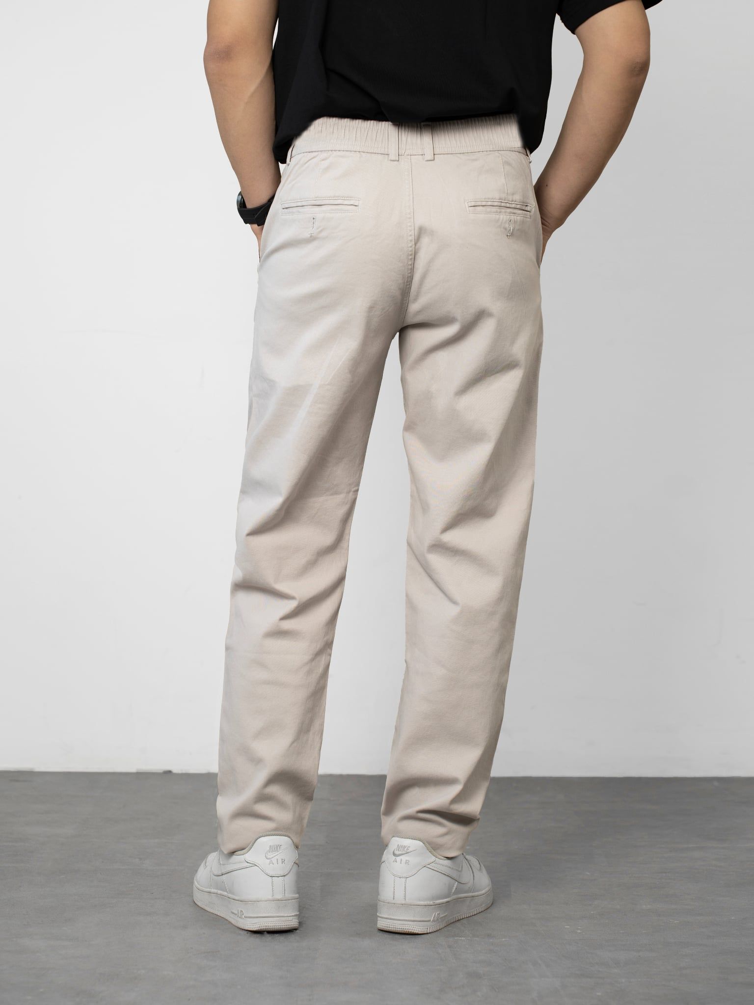  Quần kaki regular Smart cream grey 