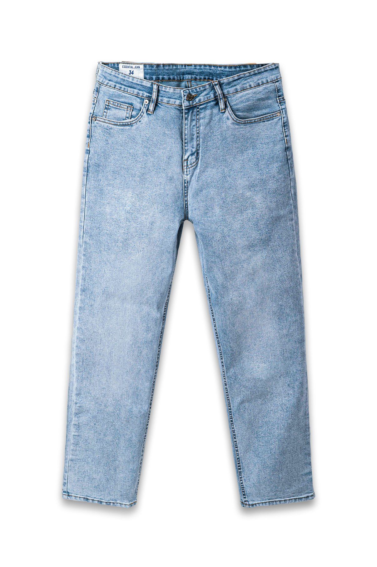  Quần jean regular fit Midblue 21 