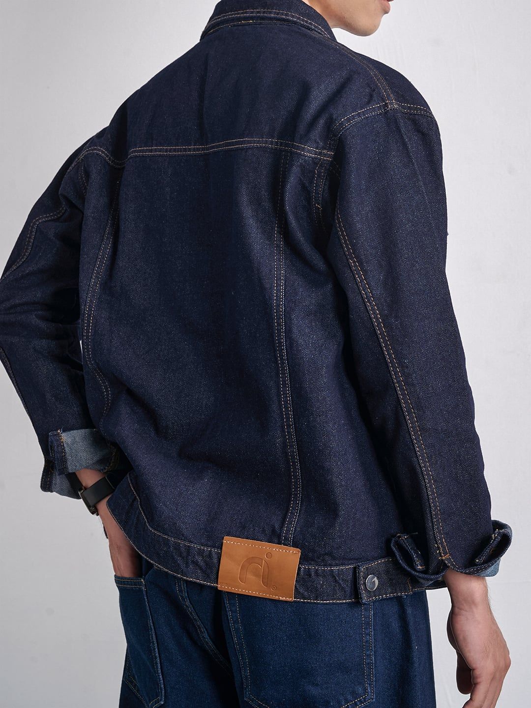  Áo khoác jean navi Brand nigo 