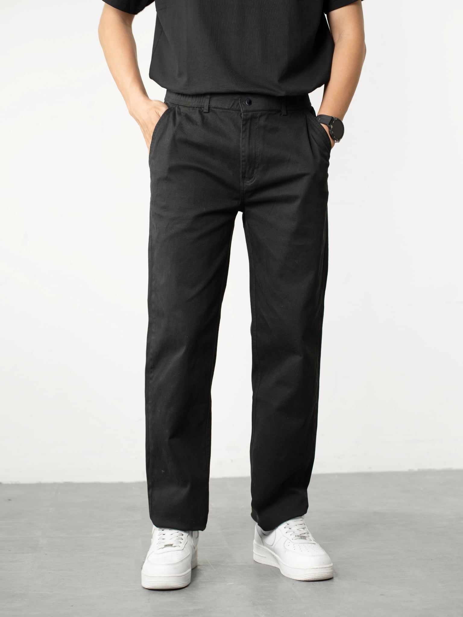  Quần kaki regular Smart Casual black 