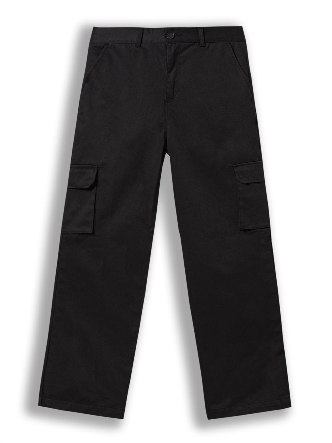  Quần kaki cargo straight đen 