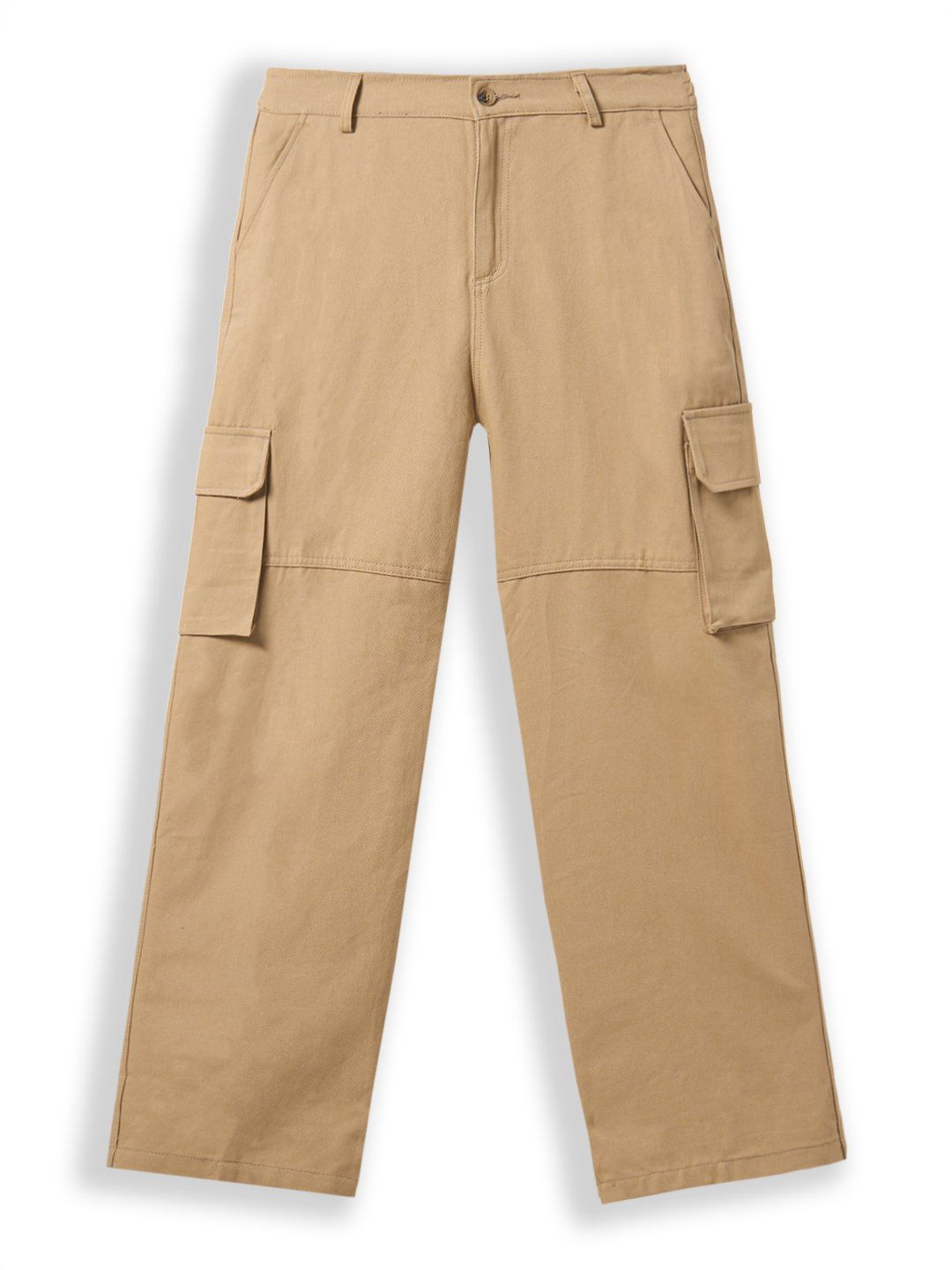  Quần kaki cargo straight brown 