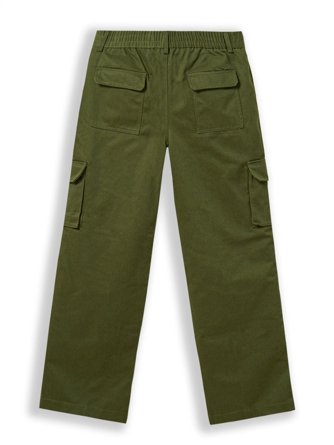  Quần kaki cargo straight rêu 