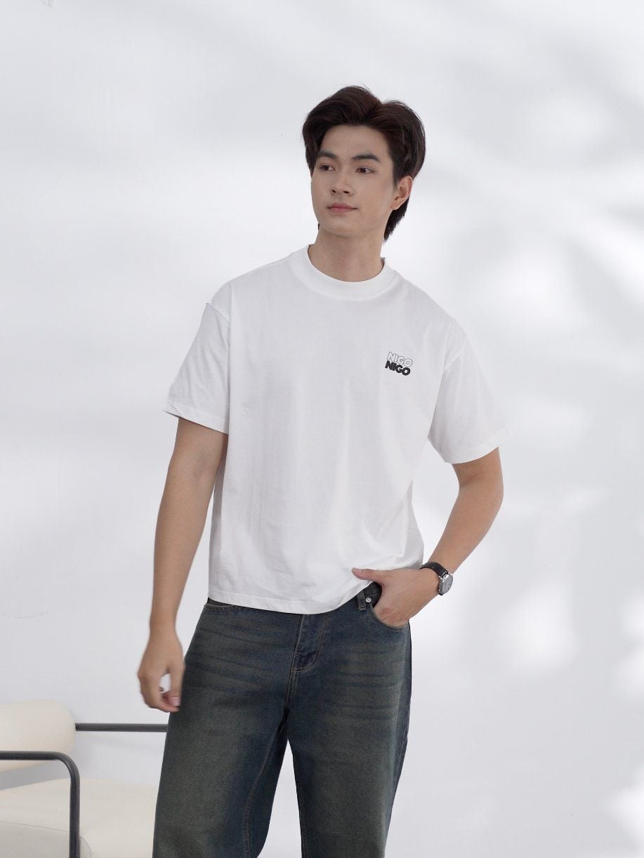  Áo thun boxy nigo basic 