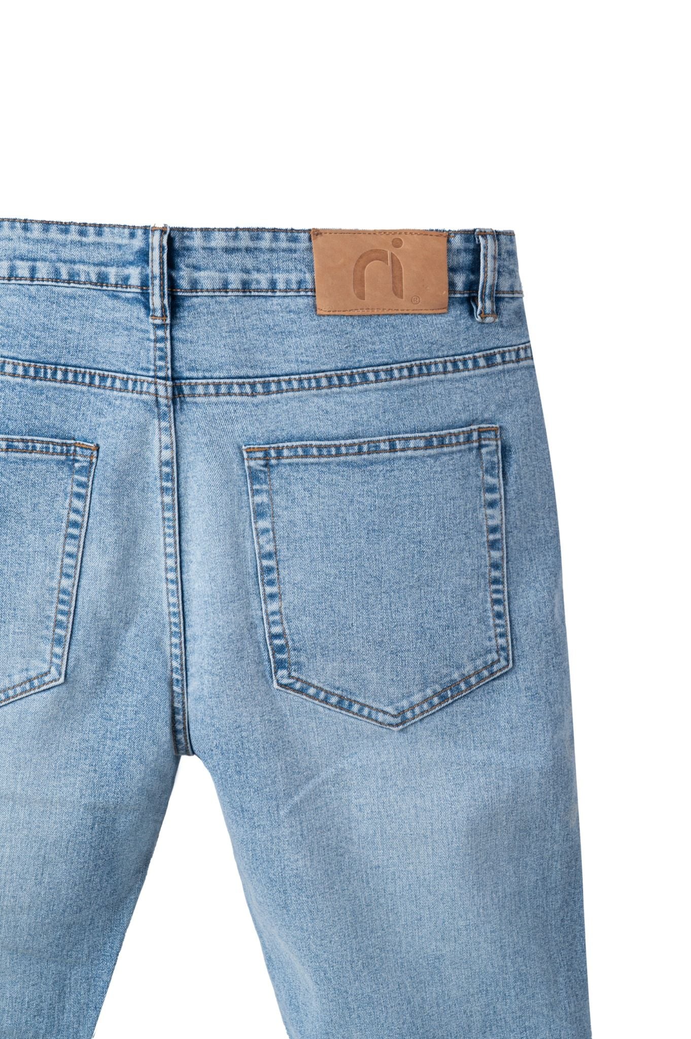  Quần jean regular fit Midblue 21 