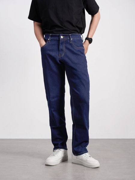  Quần jean ống đứng regular navi 28 