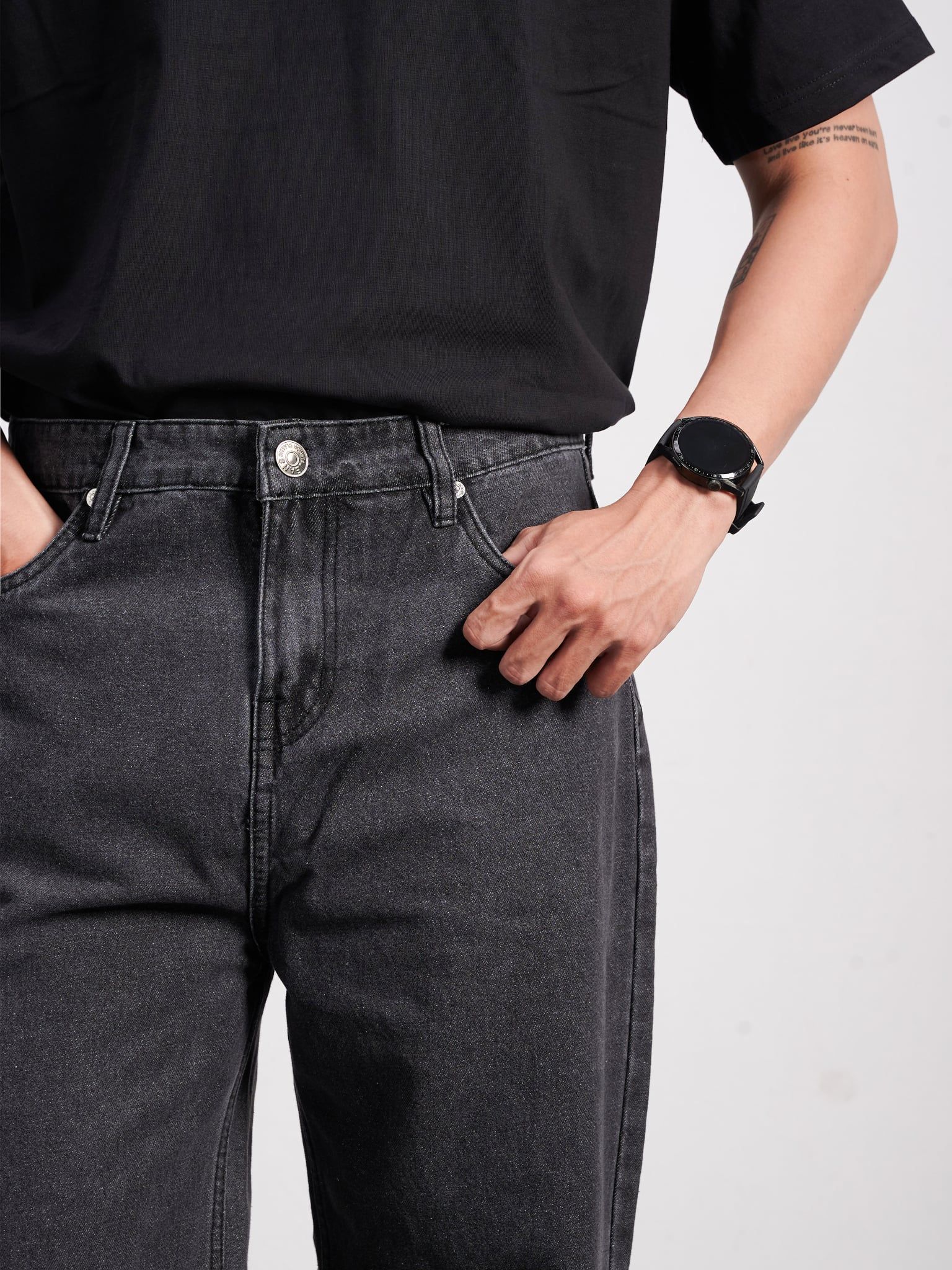  Jean Straight Grey 33 