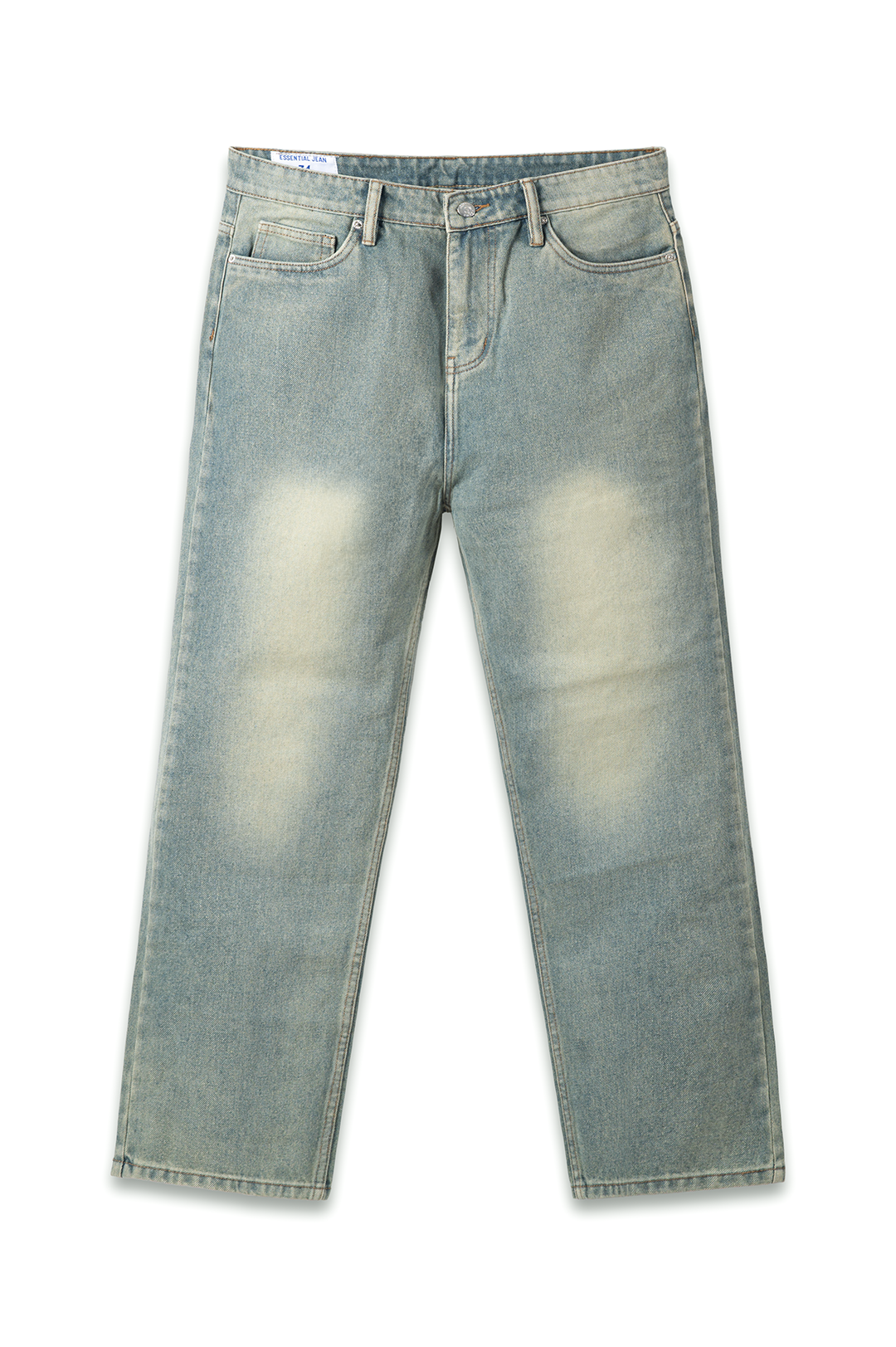  Quần jean straight moss 35 