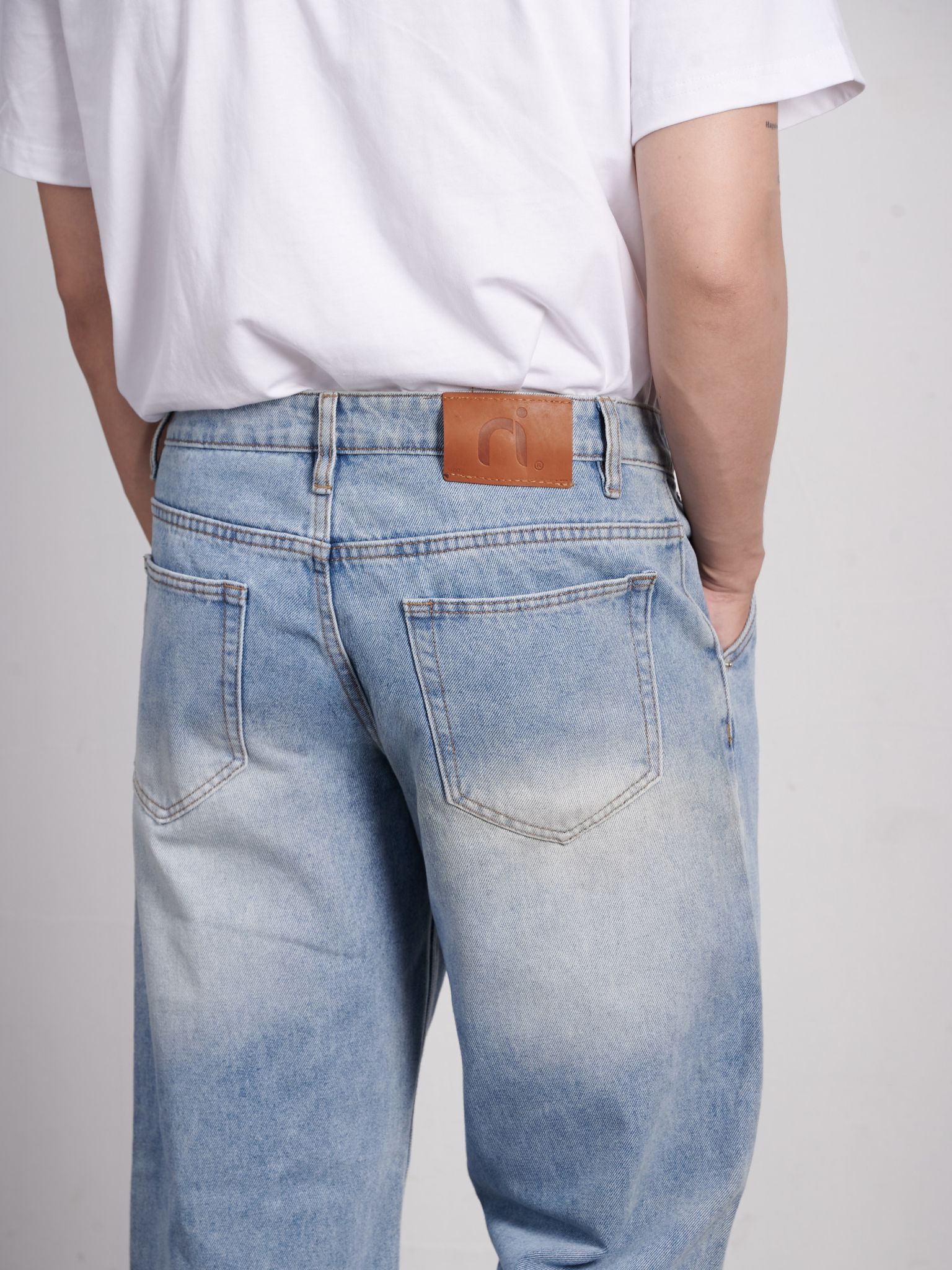  Quần jean ống rộng wideleg nigo 62 