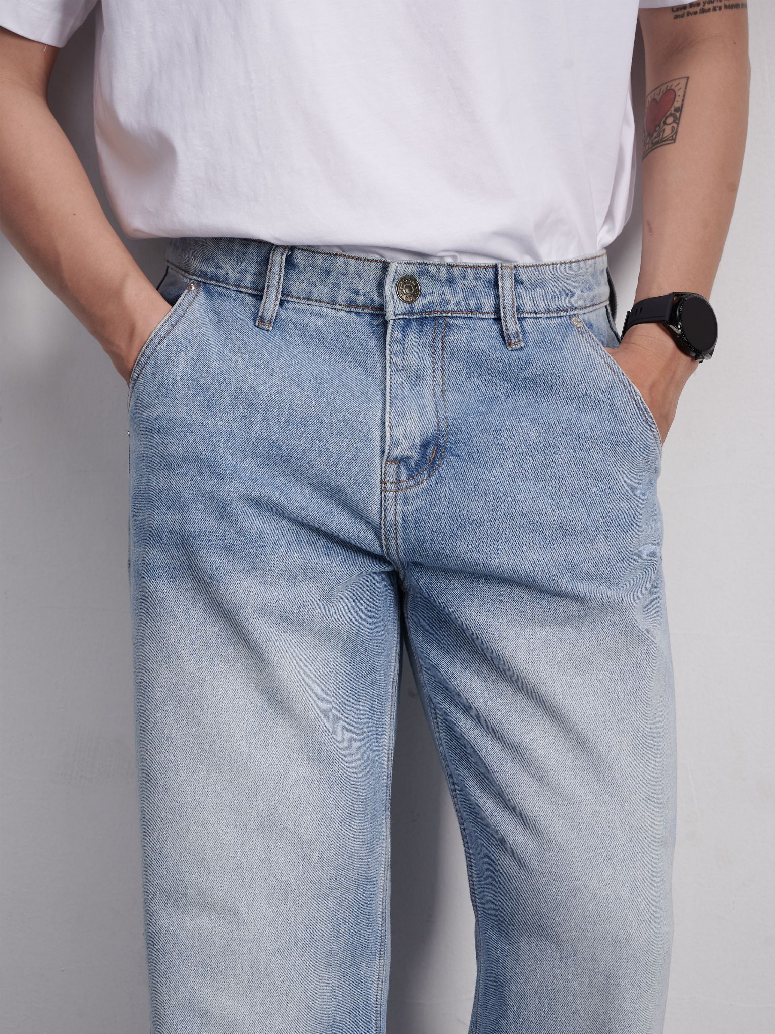  Quần jean ống rộng wideleg nigo 62 