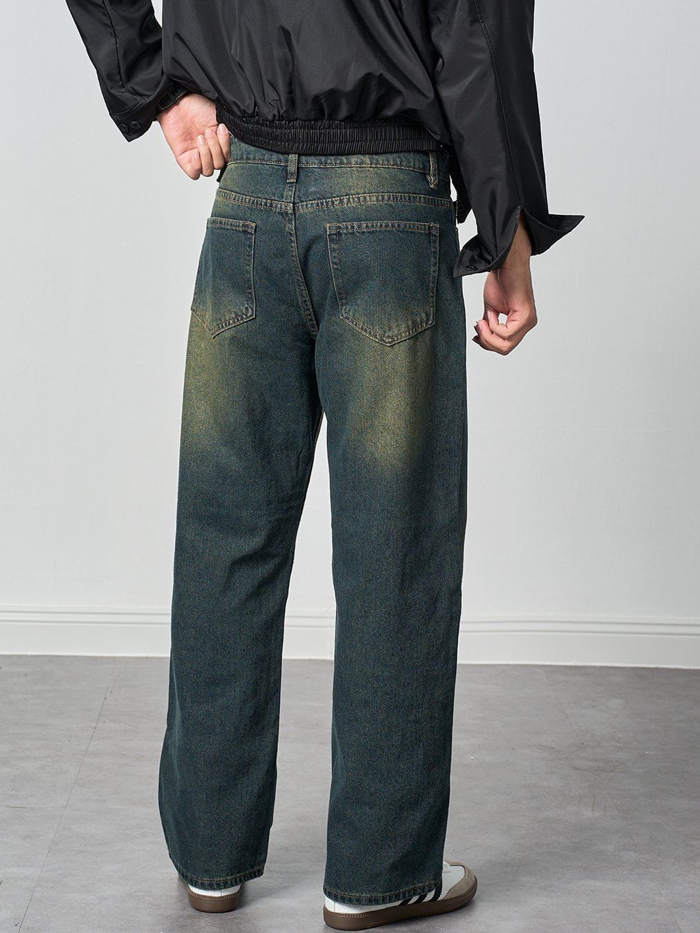  Quần jean wideleg ống rộng 63 moss 