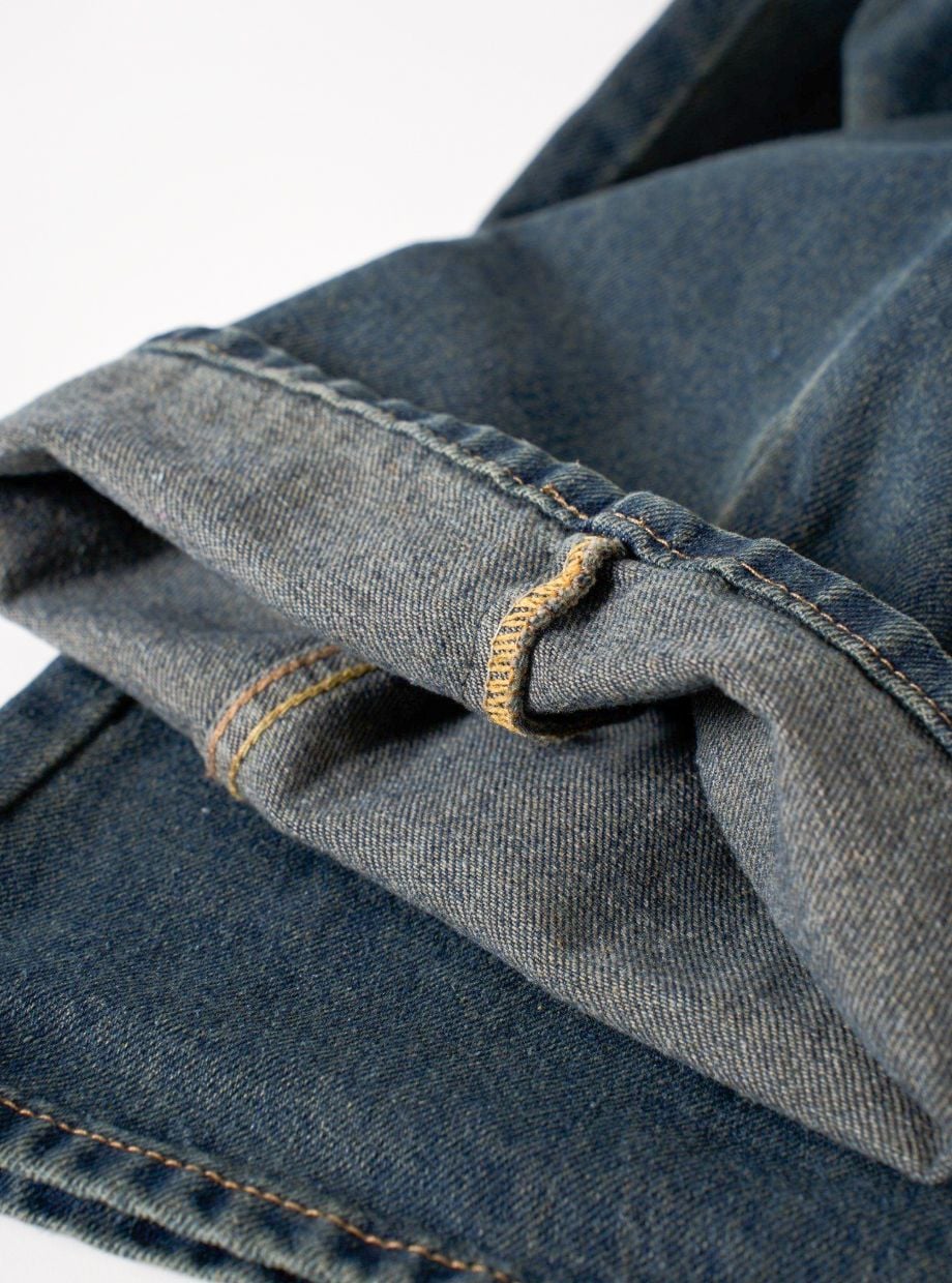  Quần jean wideleg ống rộng 63 moss 