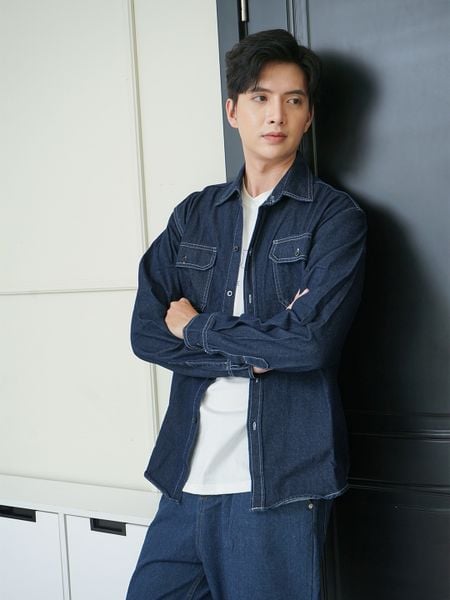 Sơ mi denim darkblue 