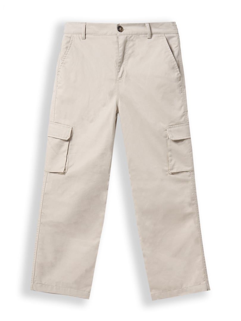  Quần kaki cargo straight kem 