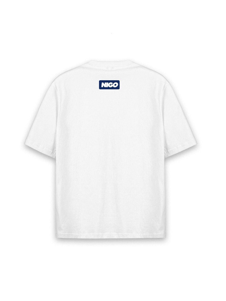  Áo thun over believ trắng 