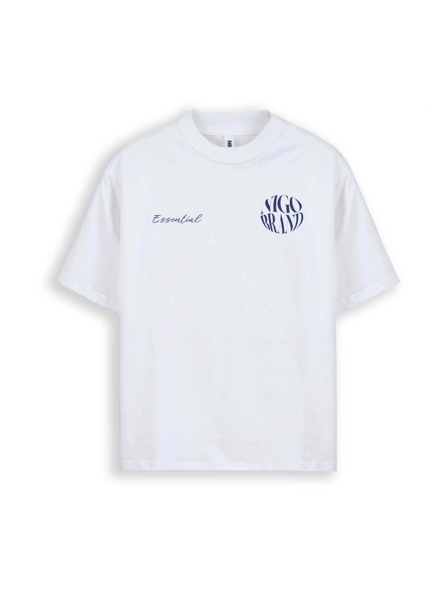  Áo over essen trắng 