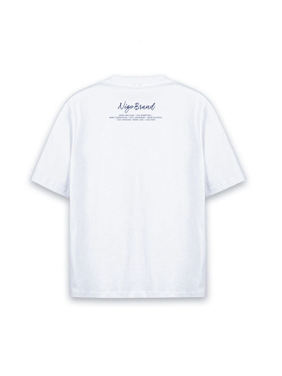  Áo over essen trắng 