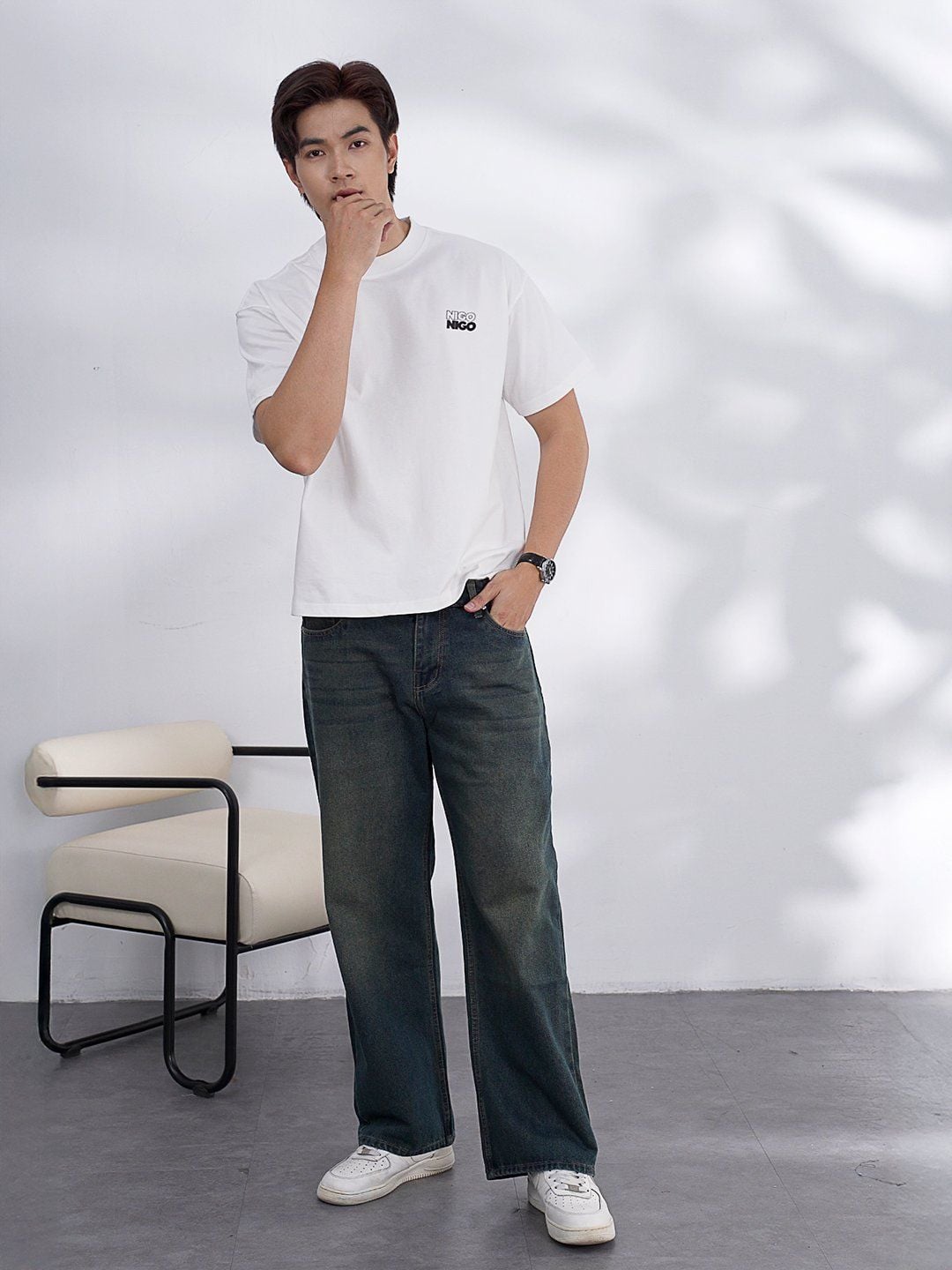  Áo thun boxy nigo basic 