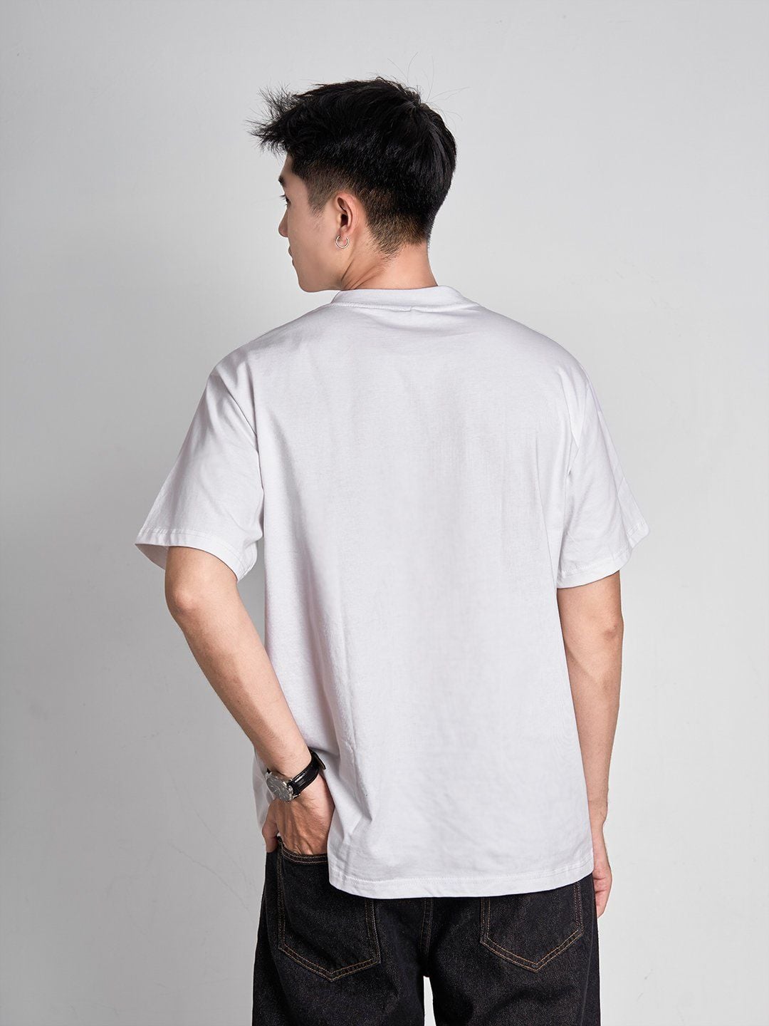  Áo thun trơn over Nigo 