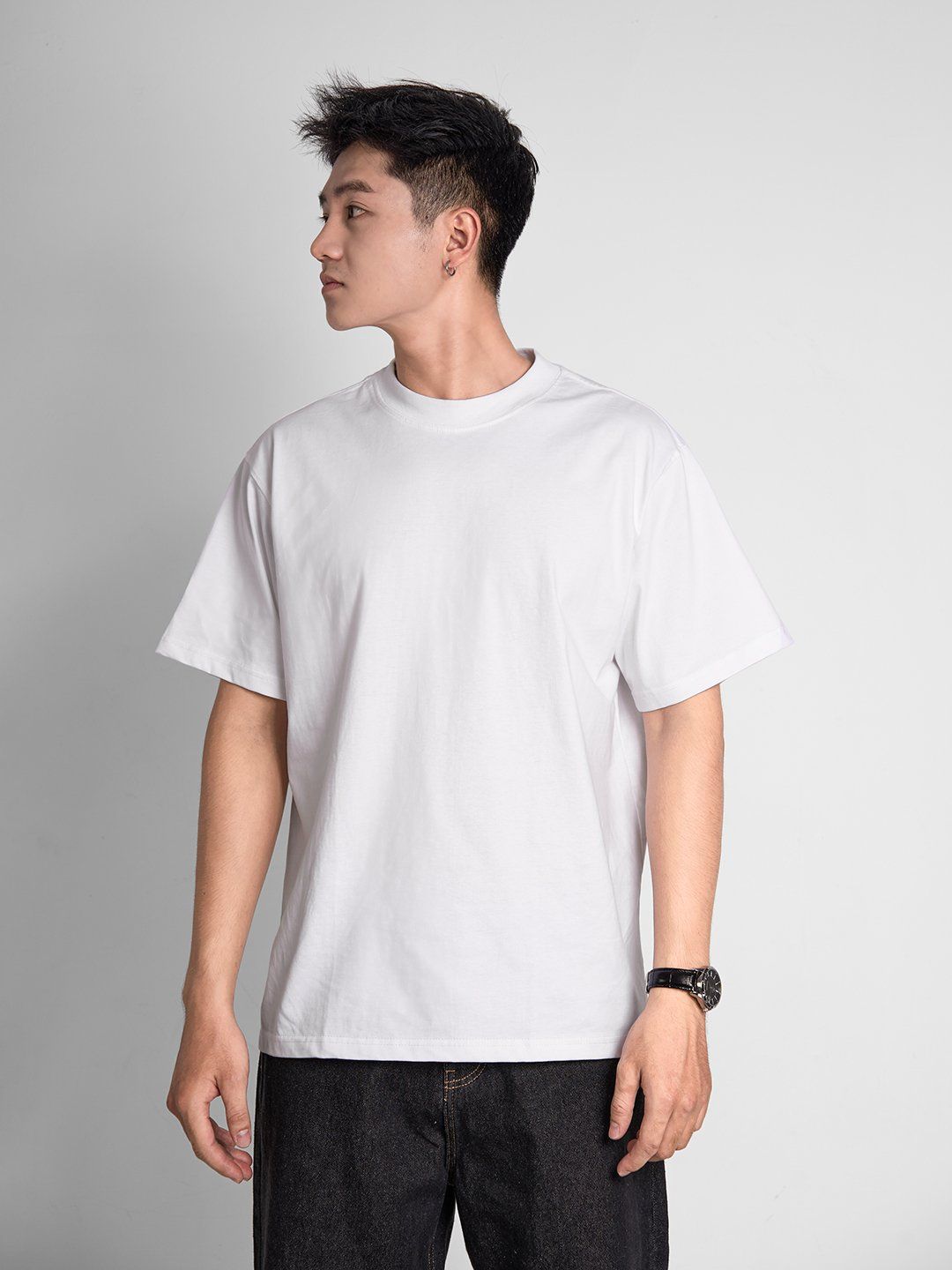  Áo thun trơn over Nigo 