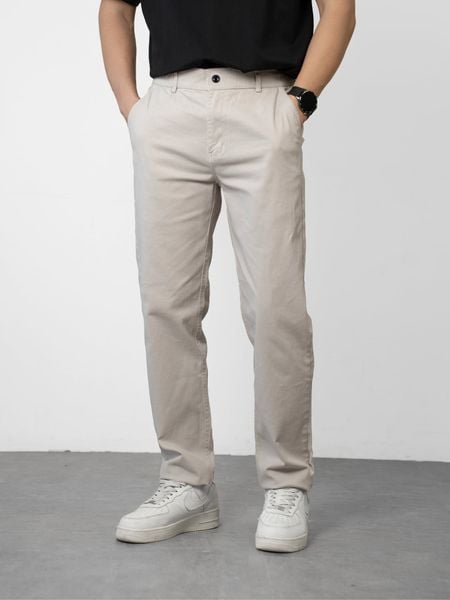  Quần kaki regular Smart cream grey 