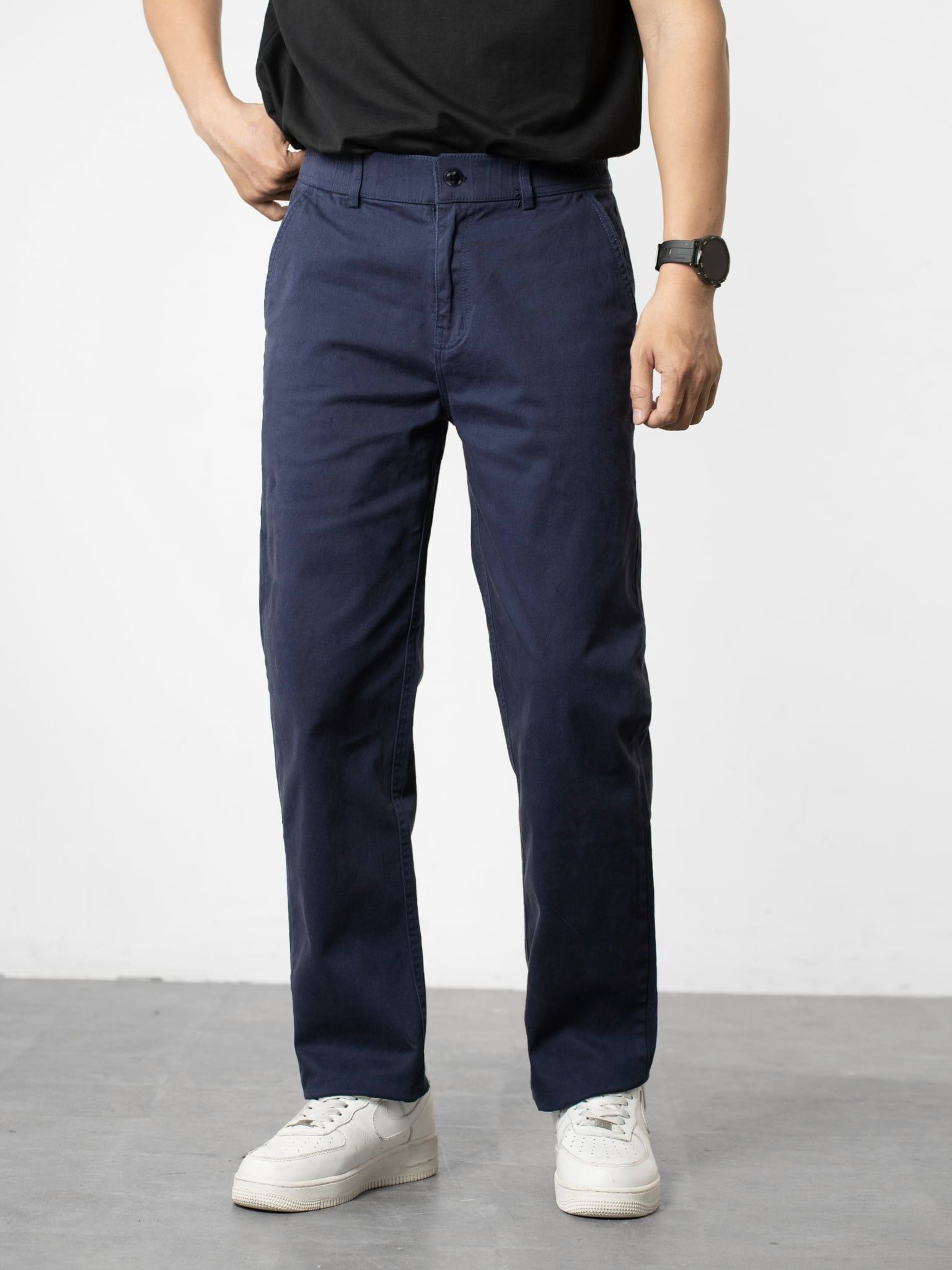  Quần kaki regular Smart Casual navi 