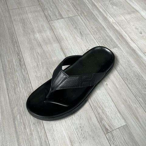  Dép mũi tròn quai kẹp ngón da - MS: DX-01047 